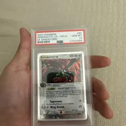 Pokemon Aerodactyl ex EX Sandstorm Ultra Rare #94 PSA 10 Gem Mint - Image 3