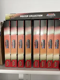 Pokemon Prismatic Evolutions Poster Collection LOT OF 9 SEALED NEW - Image 3