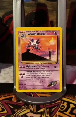 Sabrina's Haunter Gym Challenge 55/132 Pokemon TCG Light to Mod Play Fast Ship - Image 1