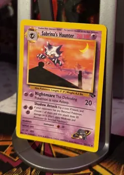 Sabrina's Haunter Gym Challenge 55/132 Pokemon TCG Light to Mod Play Fast Ship - Image 2