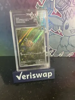 Feebas 198/191 TAG 10 Gem Mint SSPEN: Surging Sparks Illustration Rare Pokemon - Image 1