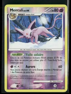 Mentali NIV.44 18/100 Reverse Holo - Pokemon TCG Aube Majestueuse 2008 FR - Image 1