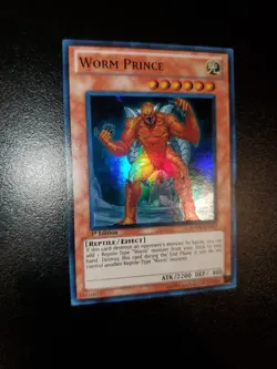 Yugioh 2010 Worm Prince SR 1st Ed. HA02-EN053 Near Mint - Image 2