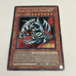 Yugioh! HP Blue-Eyes Toon Dragon - SRL-000 - Secret Rare - Unlimited Edition Hea - Image 1
