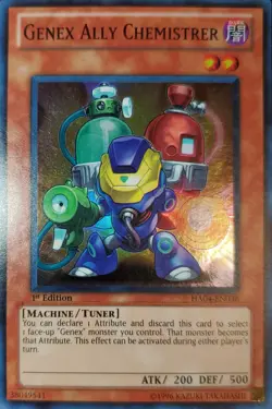 Yugioh 2011 Genex Ally Chemisterer SR 1st Ed. HA04-EN036 Near Mint - Image 1