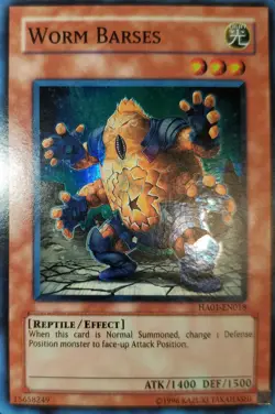 Yugioh 2009 Worm Barses SR HA01-EN018 Near Mint - Image 1