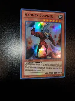 Yugioh 2012 Hammer Bounzer SR 1st Ed. GAOV-EN009 Near Mint - Image 2