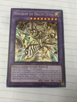 Yugioh Mysterious The Dragon Clown JUSH-EN013 ULTRA RARE - Image 1