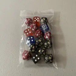 MTG Magic The Gathering D20 Spindown & Yugioh 6 Sided Dice Lot - Image 2