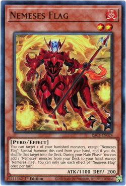 Yugioh! Nemeses Flag RA03-EN024 Ultra Rare (UR) NM/M Quarter Century Bonanza - Image 1