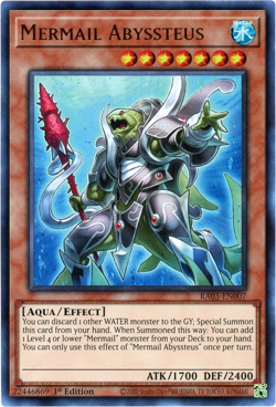 YuGiOh! Mermail Abyssteus RA03-EN007 - Ultra Rare (UR) NM/M English - Image 1