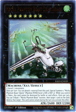 YuGiOh! Mecha Phantom Beast Dracossack RA03-EN039 Ultra Rare UR NM/M 1st Edition - Image 1