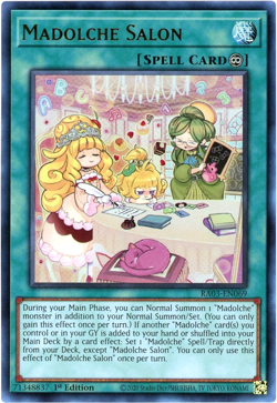 YuGiOh! Madolche Salon RA03-EN069 - Ultra Rare (UR) 1st Edition NM/M - Image 1