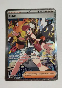 Pokemon White Flare Hilda 171/086 SIR English NM - Image 1