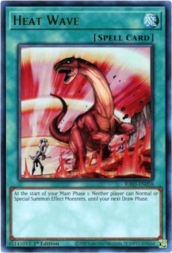 YuGiOh! Heat Wave - RA03-EN058 - Ultra Rare (UR) 1st Edition English - Image 1