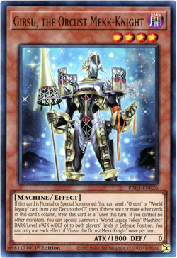 YuGiOh! Girsu, the Orcust Mekk-Knight RA03-EN026 Ultra Rare (UR) NM/M - Image 1