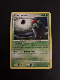 Pokemon TCG 2009 Cherrim Arceus Platinum Non-Holo Card 15/99 - Image 1