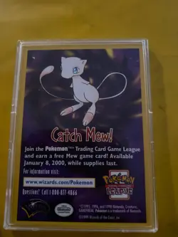 1999 Pokemon The First Movie Mewtwo Black Star WB Promo Card Rare sealed - Image 3