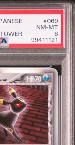 PSA 8 Umbreon Delta 069/086 Pokemon Card Japanese Holon Research Tower - Image 4