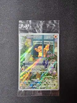 Charmander SVP 044 Pokemon Center Stamped ETB Obsidian Flames Promo Card Sealed - Image 1