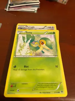 Snivy 5/124 LP Fates Collide Pokemon Card TCG - Image 1
