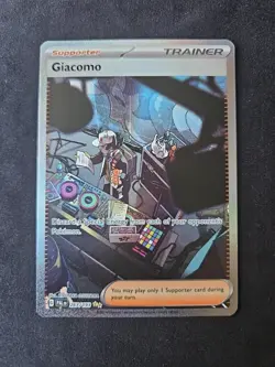 Giacomo 267/193 Sv02: Paldea Evolved Holo Trainer Card SIR - Image 1