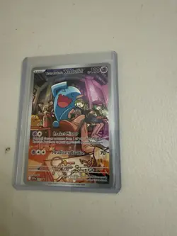 Pokemon TCG: Destined Rivals Team Rockets Wobbuffet SVP Promo Card 203 - Image 1