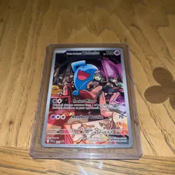 Pokemon TCG: Destined Rivals Team Rockets Wobbuffet SVP Promo Card 203 - Image 1