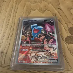 Pokemon TCG: Destined Rivals Team Rockets Wobbuffet SVP Promo Card 203 - Image 2