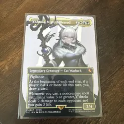 Y'SHTOLA NIGHT'S BLESSED borderless - Final Fantasy MTG Magic: the Gathering - Image 1