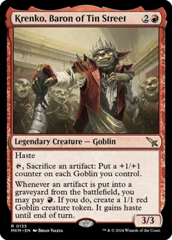 MTG Krenko, Baron of Tin Street - Murders at Karlov Manor (MKM) NM Rare #135 - Image 1