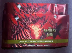 MTG The Brothers' War Collector Booster Sample Pack - Sealed - Image 2