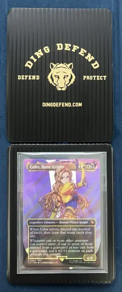 MTG x Final Fantasy: Celes, Rune Knight (Borderless) (Surge Foil) M 0209 FIC - Image 3