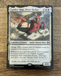 Spider-Man, Peter Park SEALED WHITE PACK SDCC 2025 MTG Magic the Gathering - Image 1