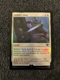 Magic The Gathering MTG - Hobbit's Sting Foil - UB LTR - Image 1