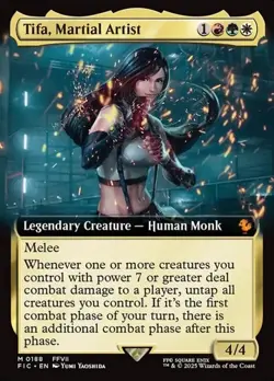Tifa, Martial Artist (#188) - Foil Extended Art FIC NM MTG - Image 1