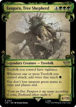 MTG Fangorn, Tree Shepherd (Showcase) The Lord of the Rings (LTR) NM Rare #617 - Image 1
