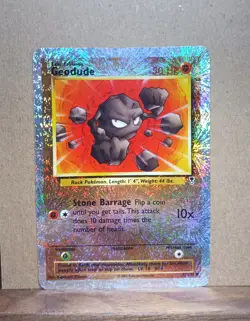 Pokemon TCG: Legendary Collection: Geodude (77/110) Reverse Holo: LP - Image 1