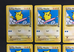 Lot of 10 2001 Pokemon Black Star Promo #28 Surfing Pikachu Cards NM Unplayed - Image 3