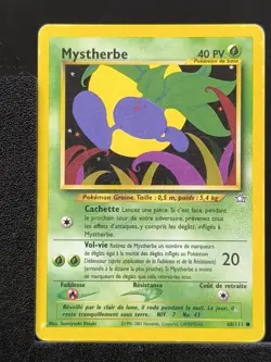 Carte Pokemon Mystherbe 68/111 Unlimited Ed 2 Neo Genesis Wizards 9 - Image 2