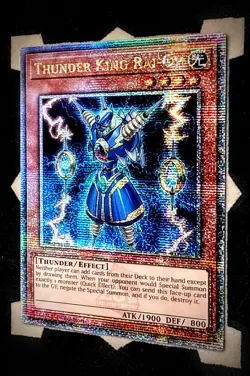 Thunder King Rai-Oh RA03-EN206 Quarter Century Rare 1st Edition Yugioh - Image 1