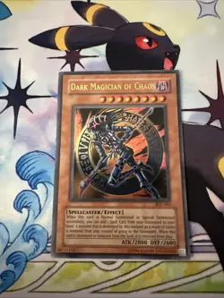 Yugioh Dark Magician of Chaos IOC-065 Unlimited Ultra Rare Holo LP/MP - Image 1
