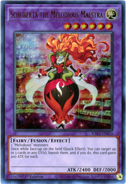 Yugioh! Schuberta the Melodious Maestra RA03-EN034 Ultra Rare (UR) NM/M English - Image 1