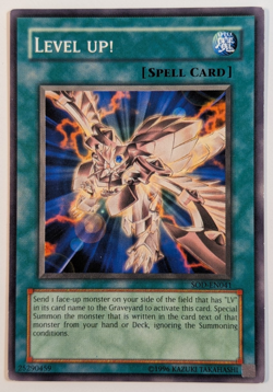 Yugioh TCG - 1x Level Up! - SOD-EN041 - LP - Unlimited Edition - 2004 - Common - Image 1