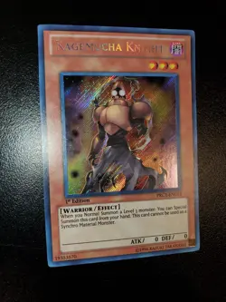 Yugioh 2012 Kagemucha Knight SCR Holo Bleed🩸 1st Ed. PRC1-EN014 Near Mint - Image 2