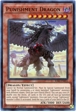 YuGiOh! Punishment Dragon RA03-EN015 Ultra Rare (UR) NM/M English - Image 1
