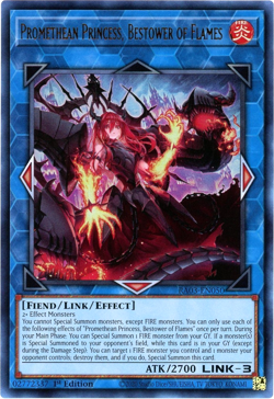 YuGiOh! Promethean Princess, Bestower of Flames RA03-EN050 Ultra Rare (UR) NM/M - Image 1