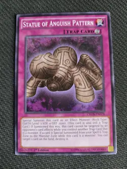 Statue of Anguish Pattern CROS-EN078 Common 1st Edition NM Yugioh Free Shipping - Image 1