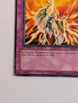 Yugioh TCG - 1x Icarus Attack - EOJ-EN055 - Light Play - 1st Edition - Trap 2006 - Image 4