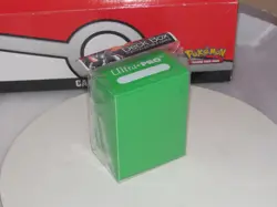 Ultra Pro Lime Green deck box card box mtg Pokemon yugioh SAVE ON COMBINED SHIP! - Image 1